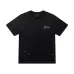 Black Distressed AMIRI Art Design Studio Tee With Los Angeles 90210 Print #B54356