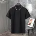 Armani T-Shirts for Armani polo T-shirts for  man Solid Color Black/White/Blue #B46547