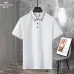 Armani T-Shirts for Armani polo T-shirts for  man Solid Color Black/White/Blue #B46547