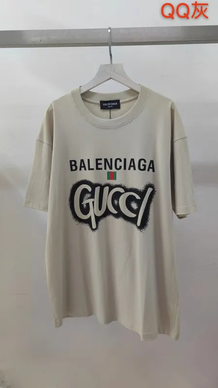 Balenciaga Gucci T-shirts for Men  BALENCIAGA Logo Print #B54045