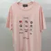 Balenciaga Gucci T-shirts for Men  BALENCIAGA Logo Print Pink/White/Grey #B54043