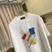 Balenciaga T-shirts for Men Abstract Color Block Logo Art Black/White/Red #B54171