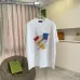 Balenciaga T-shirts for Men Abstract Color Block Logo Art Black/White/Red #B54171