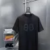 Balenciaga T-shirts for Men Balenciaga Mud dyed Bitcoin short sleeve Black/White #B53391