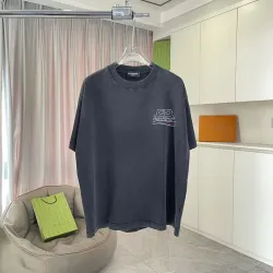 Balenciaga T-shirts for Men Black/Grey/Red #B51584