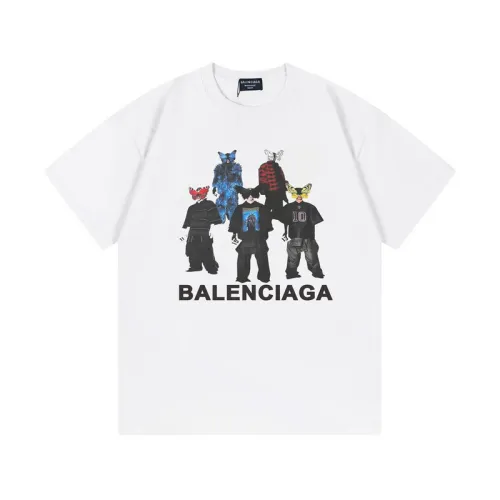 Balenciaga T-shirts for Men Black/White #B51692