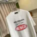 Balenciaga T-shirts for Men Bold Logo Graphics Streetwear Edge Black/White/Red #B54170