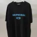 Balenciaga T-shirts for Men Icon print cotton Black/White #B54031
