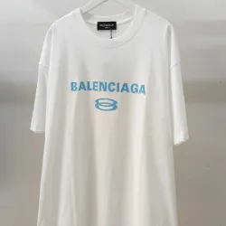Balenciaga T-shirts for Men Icon print cotton Black/White #B54031