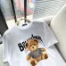Balenciaga T-shirts for Men New Fashion Bear Rhinestone Short Sleeve Luxury #B53774