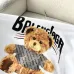 Balenciaga T-shirts for Men New Fashion Bear Rhinestone Short Sleeve Luxury #B53774