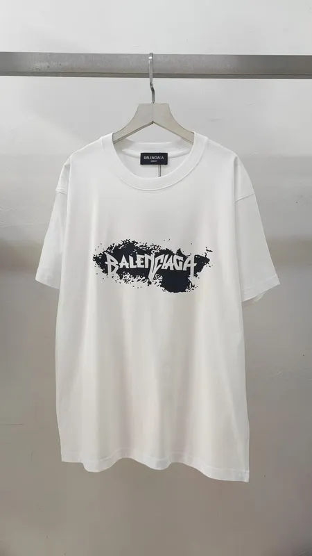 Balenciaga T-shirts for Men  Pure Cotton Graphic 3 colors #B54039