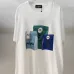 Balenciaga T-shirts for Men Pure Cotton Graphic T-Shirt Black/White #B54033