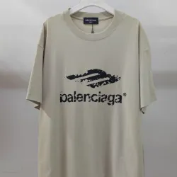 Balenciaga T-shirts for Men Tape Type T-shirt Cotton 4 colors #B54037