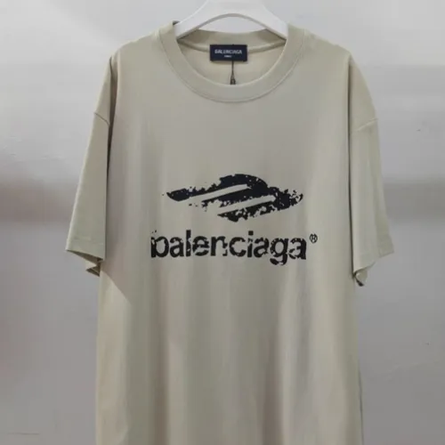 Balenciaga T-shirts for Men Tape Type T-shirt Cotton 4 colors #B54037