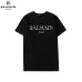 2020 Balmain Classic short sleeve style for men and women in black and white #99900232