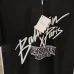 Balmain Paris Black/White T Shirt Featuring Stranger Things Logo and Bold Collaborative Graphic Design for Streetwear Fans #B54210