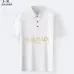 Balmain T-Shirts Polo for men Buttons Black/White #B46563