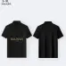 Balmain T-Shirts Polo for men Buttons Black/White #B46563