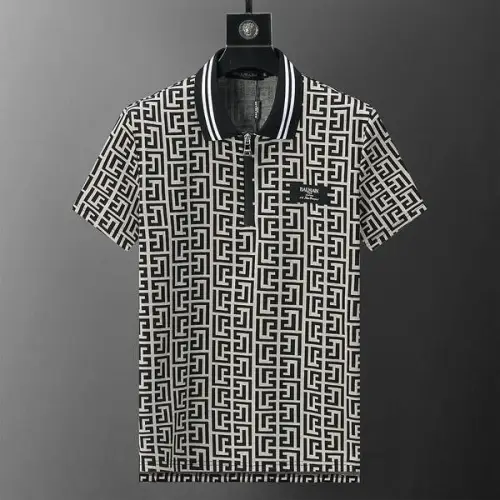 Balmain T-Shirts Polo for men printing zipper #B46562