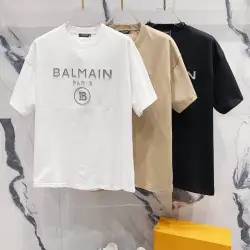 Balmain T-Shirts for men Black/White #B46826