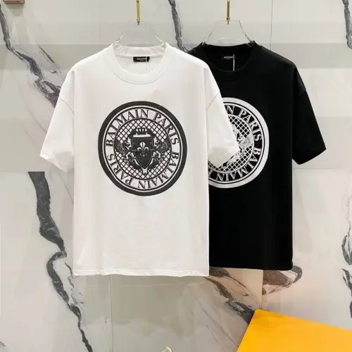 Balmain T-Shirts for men Black/White #B46827