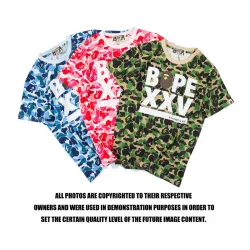 Bape XXV camouflage print T-shirts #99905537