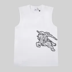 BURBERRY Tank Top Sleeveless Monogram Logo #B53786