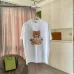 Burberry Black/Green/Purple/White T Shirt with Classic Check Pattern Teddy Bear Graphic Design for Casual Streetwear Style #B54211