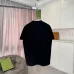 Burberry Black/Green/Purple/White T Shirt with Classic Check Pattern Teddy Bear Graphic Design for Casual Streetwear Style #B54211