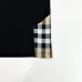 Burberry T-Shirts for MEN Black Cross Stitch EKD​ Cotton T-shirt #B53393