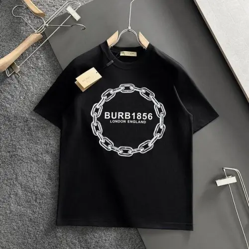 Burberry T-Shirts for MEN Chain Black/White #B46816