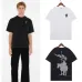 Burberry T-Shirts for MEN Equestrian Knight-motif Black/White #B48492