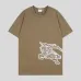 Burberry T-Shirts for MEN Knight Stamp Cotton T-shirt in Flax - Men Black/White/Brown #B53785