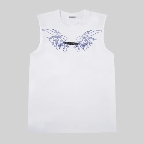 Burberry T-Shirts for MEN Sleeveless Black/White/Grey #B53955