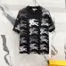 Burberry T-Shirts for MEN  knight full printing Black/White #B46821