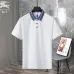 Burberry T-Shirts polo for MEN Solid Color Black/White/Light Blue #B46552