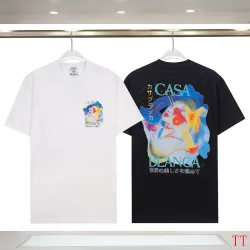 Casablanca T-Shirts 260g Black/White #B53004
