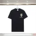 Casablanca T-Shirts 260g Black/White/Blue #B52998