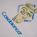 Casablanca T-Shirts 260g Black/White/Blue #B52998