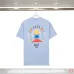 Casablanca T-Shirts 260g Black/White/Blue #B53006