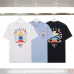 Casablanca T-Shirts 260g Black/White/Blue #B53006