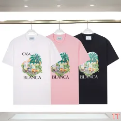 Casablanca T-Shirts 260g Black/White/Pink Forest City #B53000