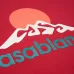 Casablanca T-Shirts 260g Black/White/Red #B53003