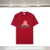 Casablanca T-Shirts 260g Black/White/Red #B53003