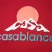 Casablanca T-Shirts 260g Black/White/Red #B53003