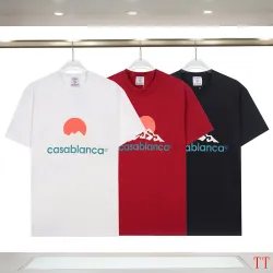 Casablanca T-Shirts 260g Black/White/Red #B53003