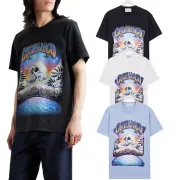 Casablanca T-Shirts Black/White #B50198