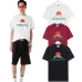 Casablanca T-Shirts Black/White/Red #B52820