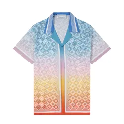 Casablanca T-Shirts Gradient Monogram Silk Shirt | Casablanca Paris #B53663